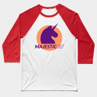 Majestic AF Unicorn Baseball T-Shirt